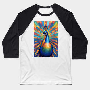 Indian Peafowl Baseball T-Shirt